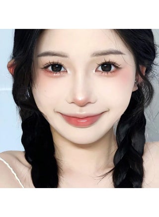 Freshlady Black Colored Contact Lenses 14.50mm 2 Pcs – Soft Comfortable Yearly Lenses, Natural Big Eye Effect, Stylish Mixed-Race Look, Daily Wear & Party - view 4